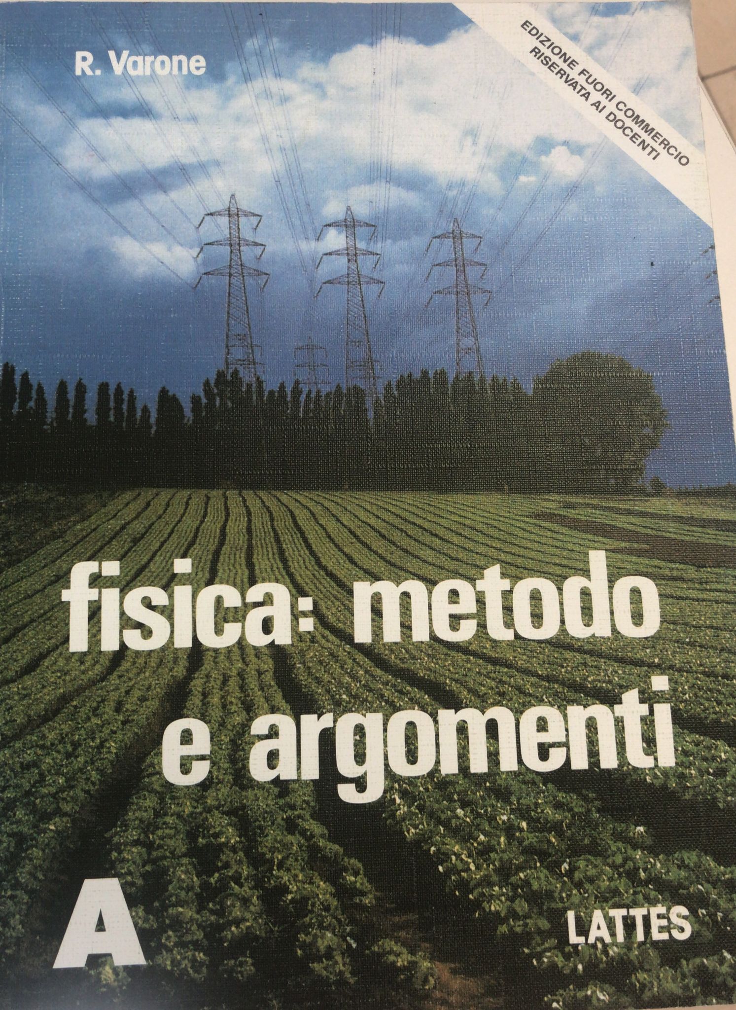 FISICA:METODO E ARGOMENTI (A)